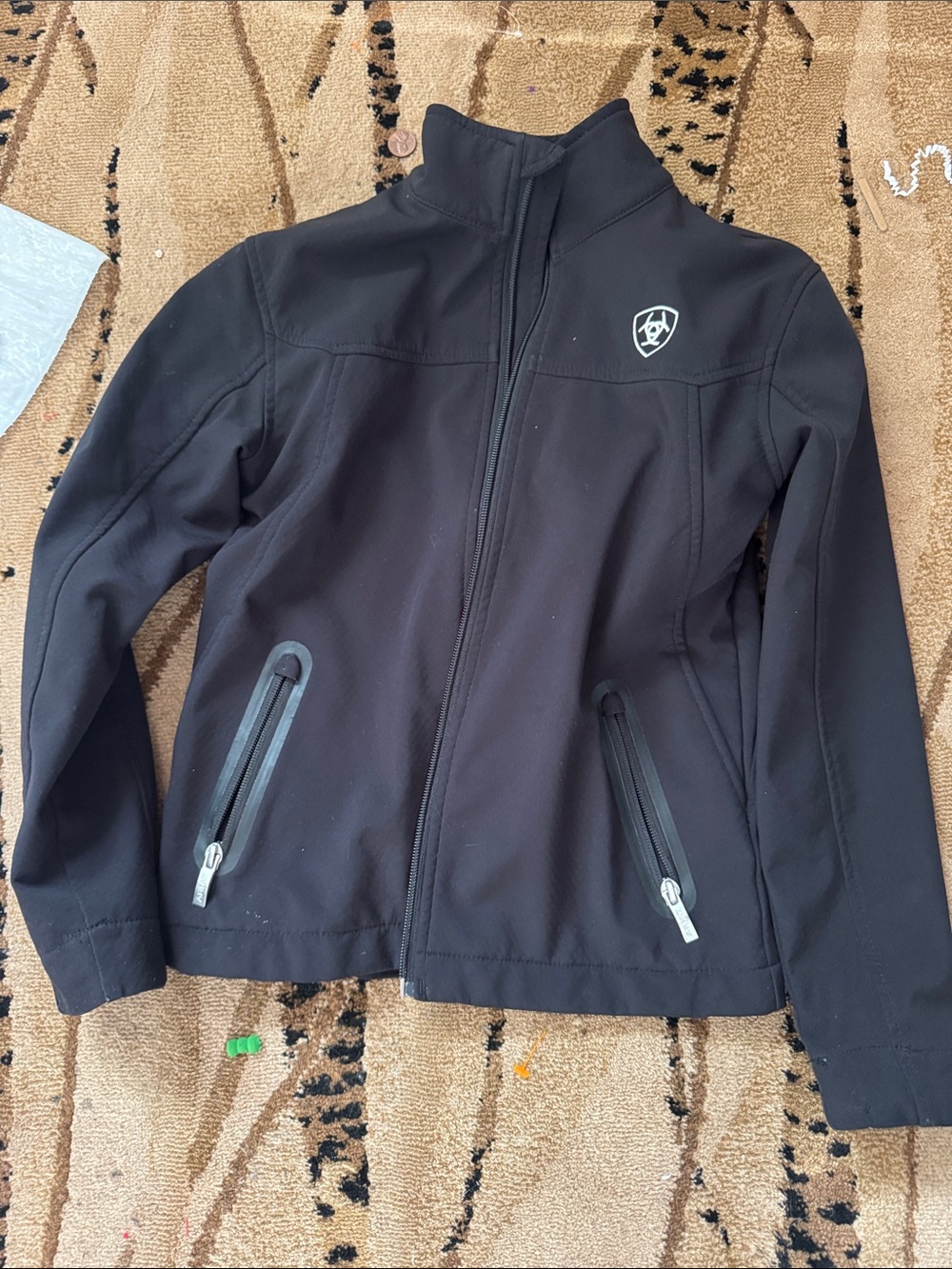 Ariat Black Softshell Utility Jacket with Shield Logo